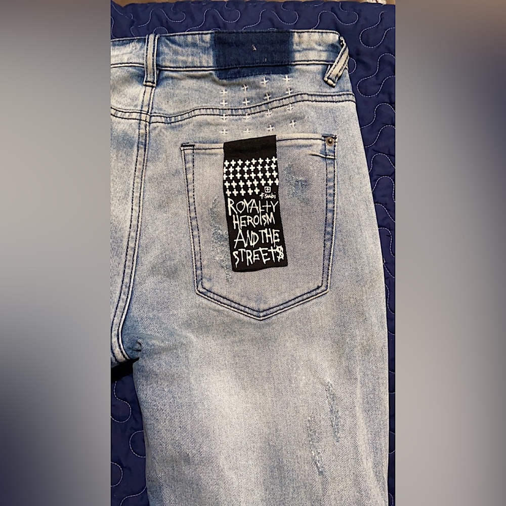 Ksubi Van Winkle Jean-Trashed Dreams -Blue 33